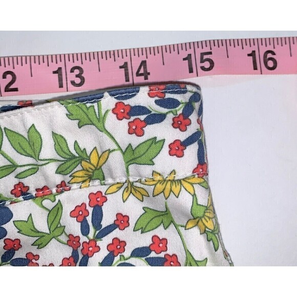 𝅺ralph Lauren Womens‎ Floral Capris Size 4 - Picture 7 of 8